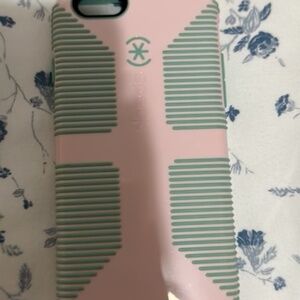 Pink and blue iphone 6s case